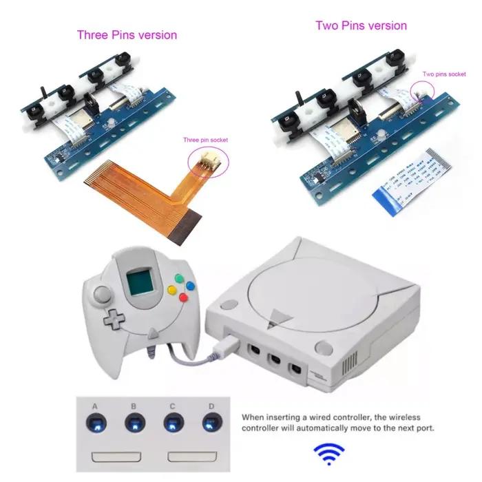 Adaptateur interne pour contrôleur sans fil SEGA DC iBlueControlMod Bluetooth