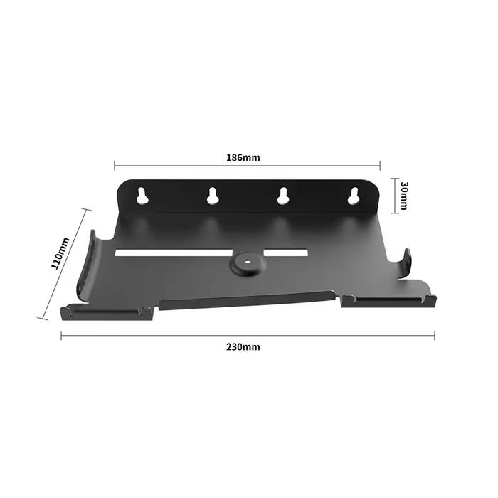 Support mural PS5 Slim pour console de jeu, station d'accueil et rangement pour manettes, élégance et praticité pour gamer