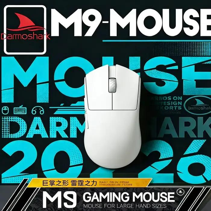 Souris de jeu sans fil Darmoshark M9 Tri-Mode