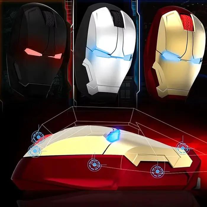 2025 Marvel Comics The Avengers Iron Man souris sans fil jeu muet bureau maison personnalité