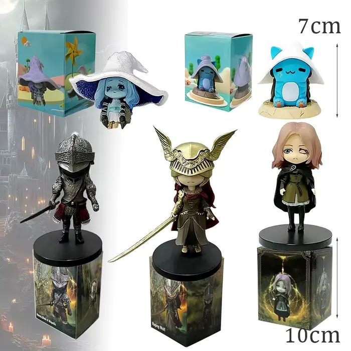 Elden Ring Ranni Figurine de dessin animé mignon à collectionner modèle fait à la main Statue décoration ornements jouet pour filles et garçons cadeau d'anniversaire