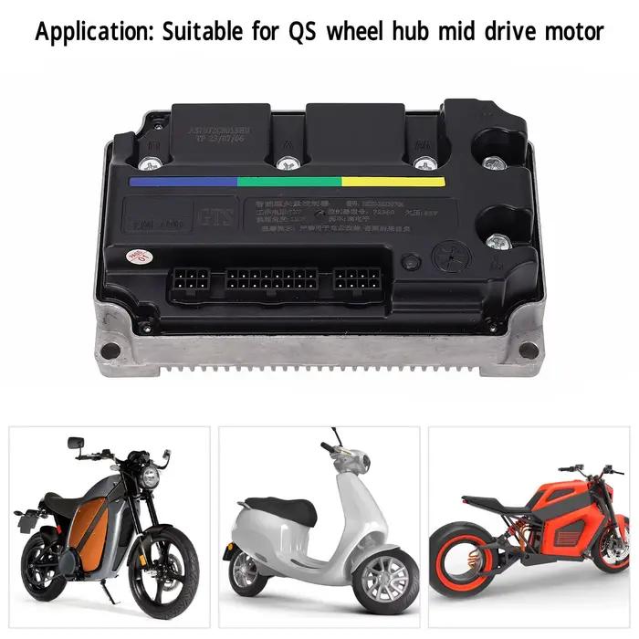 Contrôleur sinusoïdal ECU IP67, contrôleur Programmable à faible bruit adapté au moyeu de roue QS, moteur à entraînement central, contrôleur sinusoïdal ECU