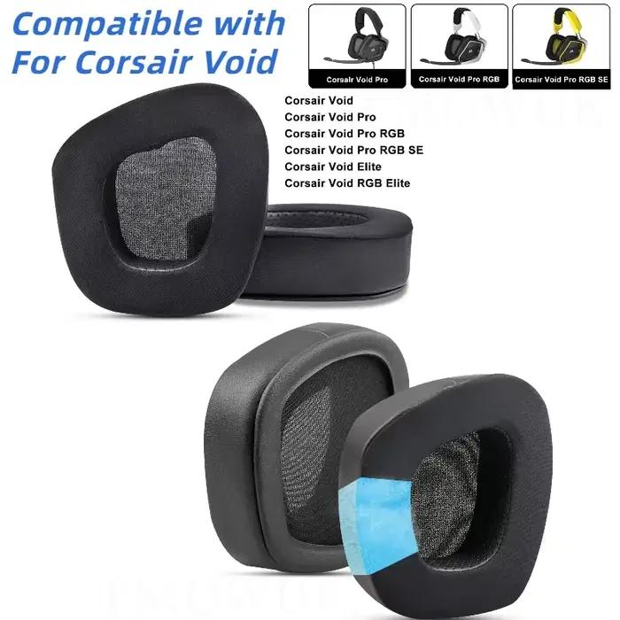 Pour Corsair Void/Void Pro/Void Elite/Surround filaire et sans fil RGB USB casque oreillettes de jeu coussinets d'oreille en Gel de refroidissement améliorés