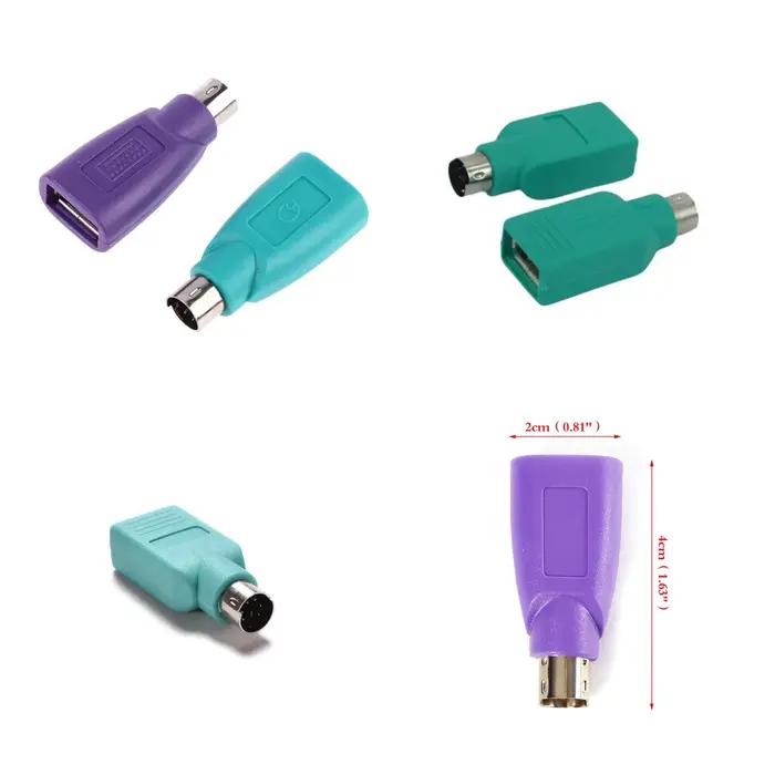 Convertisseur de clavier et souris violet + vert de haute qualité