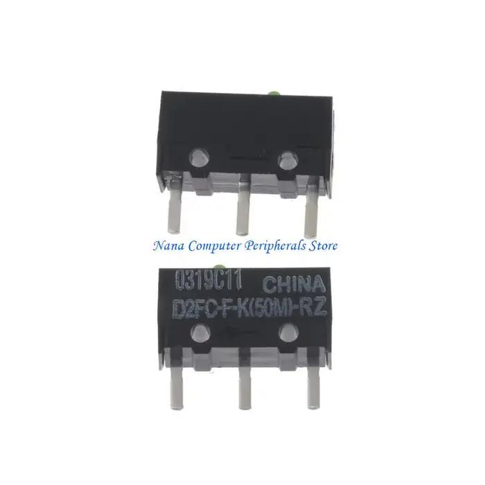 F68C 2 pièces/ensemble Original point vert D2FC-F-K(50M)-RZ souris Micro commutateurs