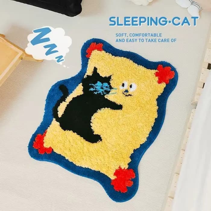 Tapis créatif de dessin animé
