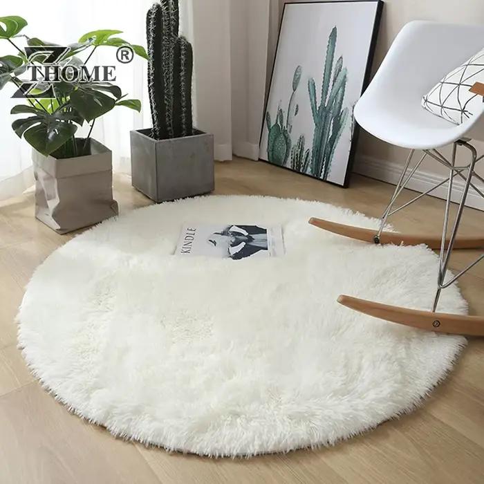 Tapis moelleux en laine lea pour salon
