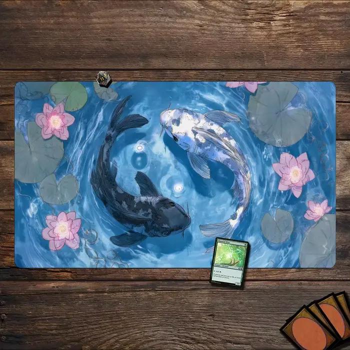 Tapis de jeu Yin Yang Koi MTG