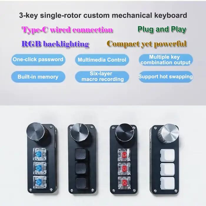 Clavier mécanique à une touche