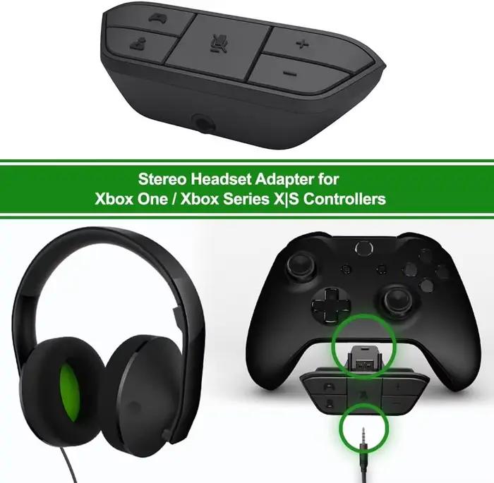 Adaptateur casque stéréo/micro MC-X001 pour Xbox One/One S/Elite1 et 2.Kit audio