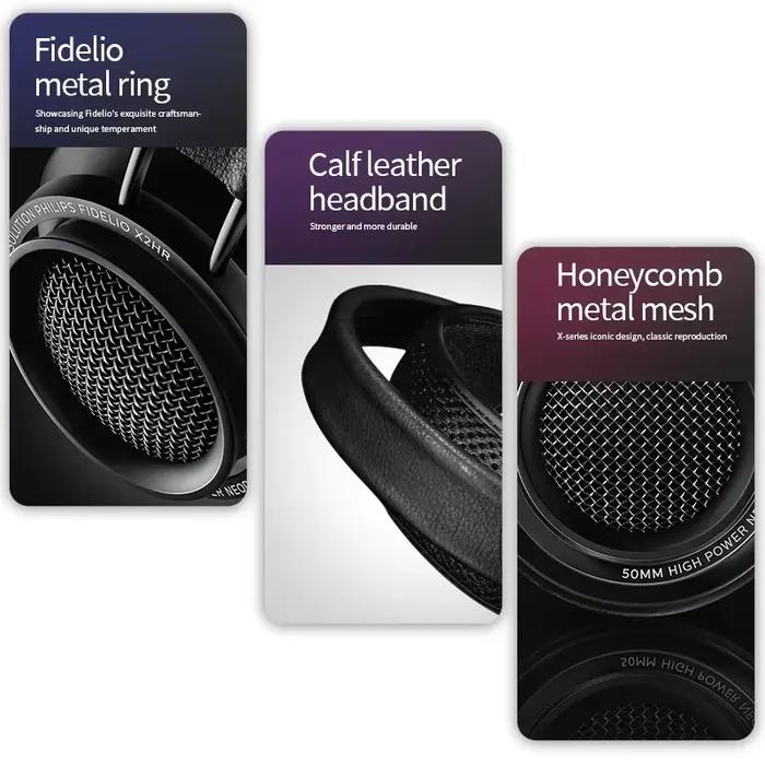 Original Philips X2HR Fidelio HiFi stéréo casque monté sur la tête confort musique filaire