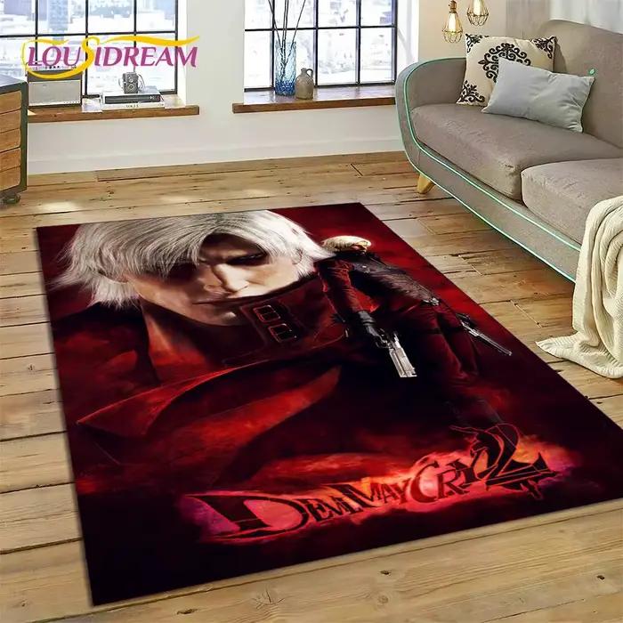 DMC Game 3D D-SAFMay Cry Cartoon Lea Tapis pour Salon
