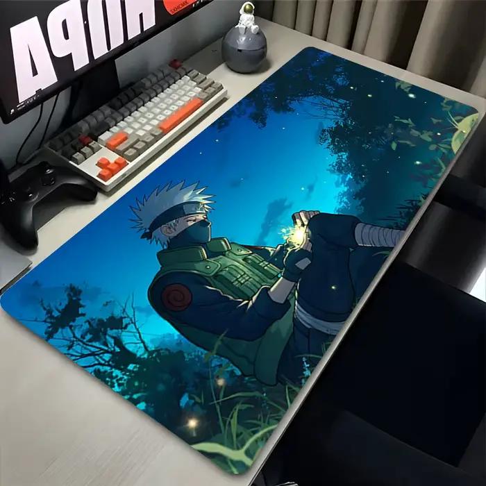 Tapis de souris grand format pour gamer Naruto Kakashi Hatake