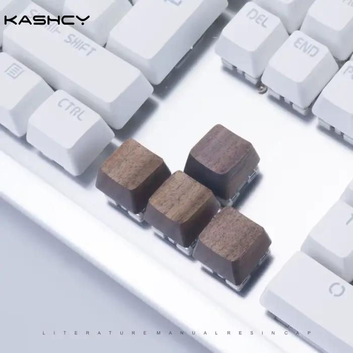 Capuchons de touches en bois Kashcy pour clavier mécanique
