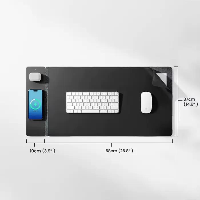 Tapis de souris de chargement sans fil 3 en 1 15 W