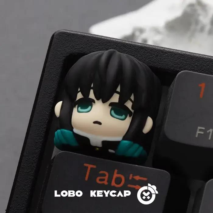 Clavier mécanique Demon Slayer : Keycaps créatifs