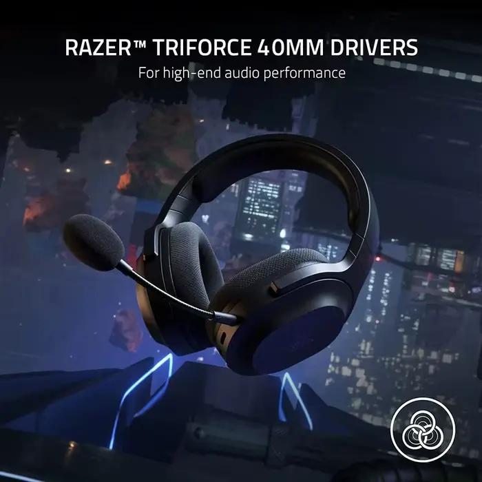 Razer Barracuda X Bluetooth sans fil + 2.4 GHz casque de jeu sans fil modèle 2022 multi-plateforme léger 250g 40mm pilotes