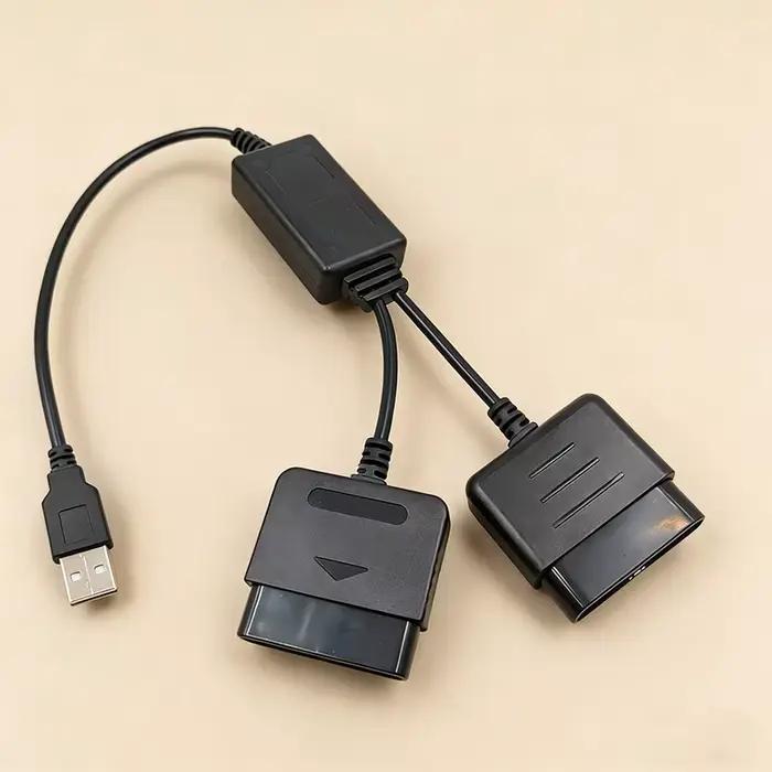 Adaptateur USB 1 pièce pour manette de jeu PS2 vers PS3 / PS3 vers PS2