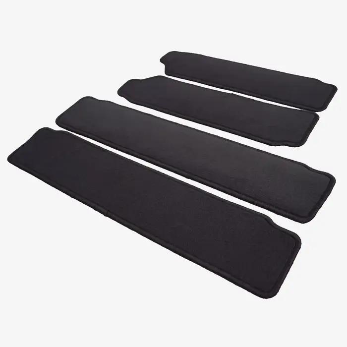 Tapis de sol pour Volkswagen T7 Multivan Bus, tapis pour marchepieds, tapis d'entrée, 4 pièces