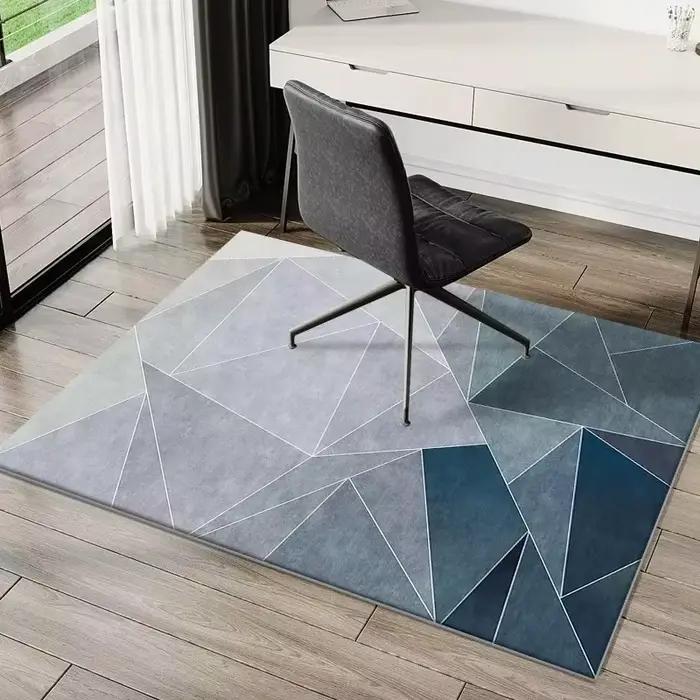 VIKAMA – tapis en velours cristal le plus vendu, tapis de Protection pour chaise d'ordinateur d'étude à domicile, tapis Durable haut de gamme, décoration d'intérieur en gros