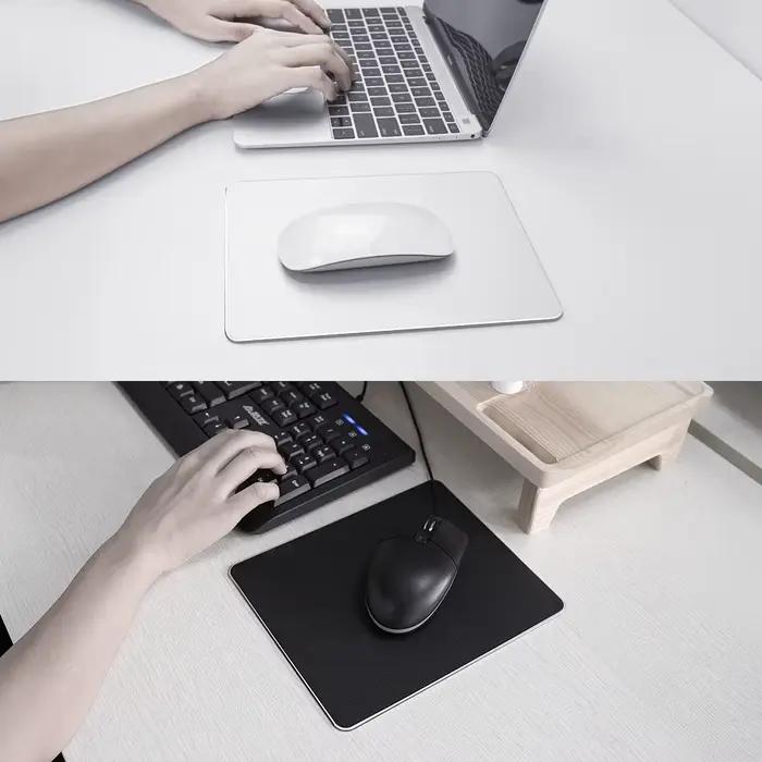 Tapis de souris en métal et aluminium