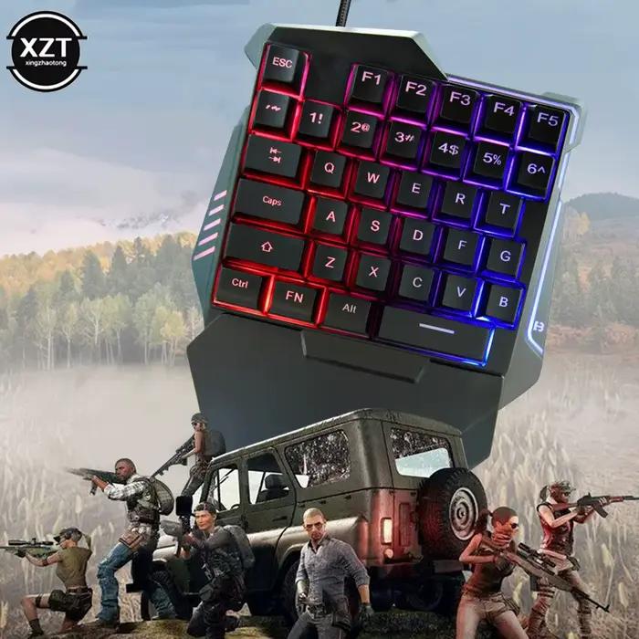 Clavier de jeu USB à une main