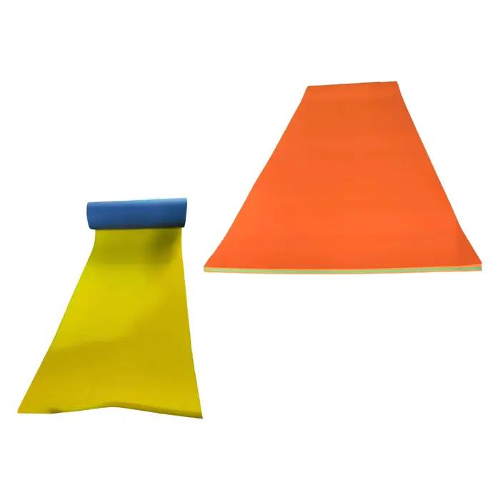 Tapis flottant d'eau 5,9 pieds x 1,8 pieds, matelas enroulable en mousse pour piscine haute densité, pour jouer, fête sur le lac, piscine, plage