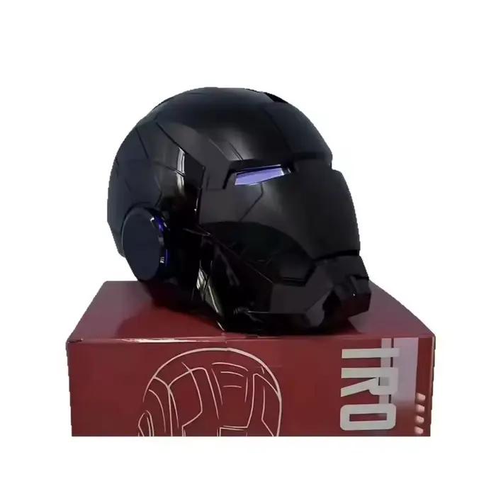Casque Iron Man Mk5 électrique, modèle Mk50, multi-pièces, ouverture et fermeture, commande vocale, yeux fonctionnels, cadeau pour enfants et adultes