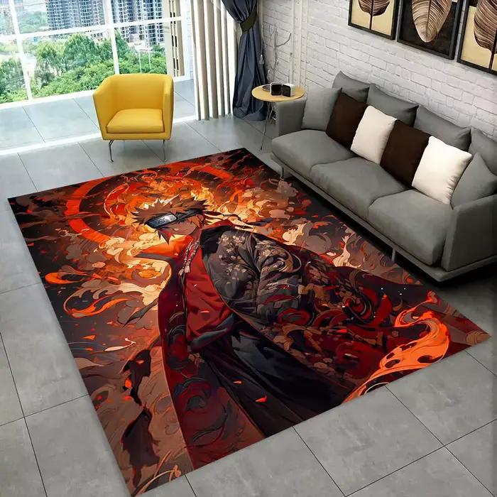 Tapis 3D N-Naruto Cartoon Anime I-Itachi pour salle de jeux