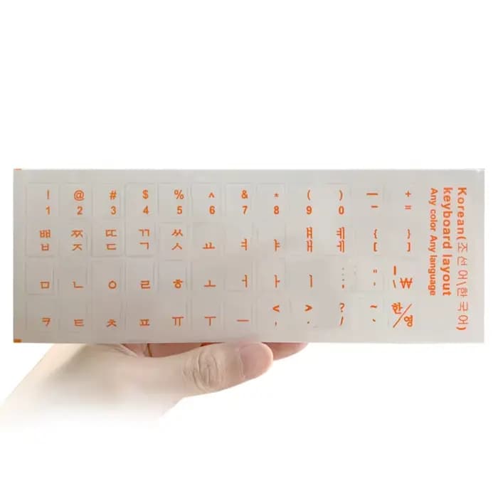 Lettre autocollante étanche, Super Durable, pour clavier coréen, pour ordinateur portable, clavier général coréen