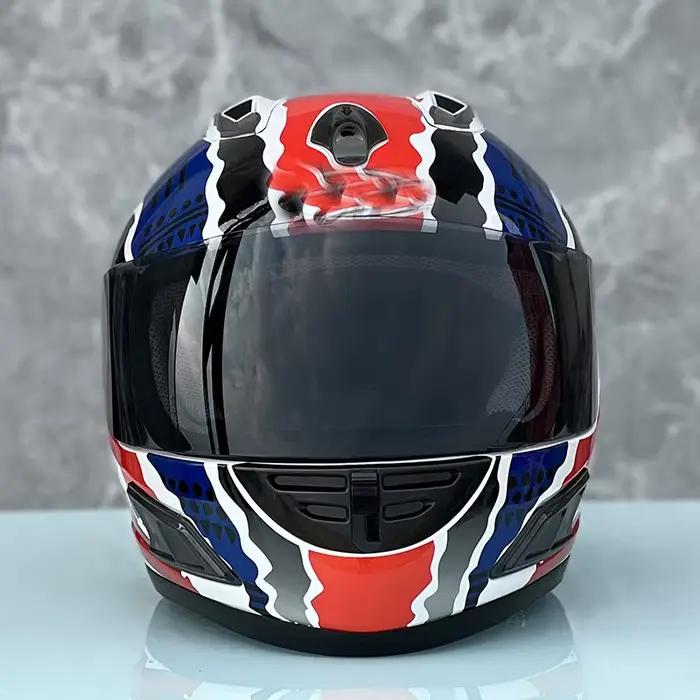 Saison d'été Cross hommes et femmes Casque de Scooter de sécurité Casque Casco Casque de moto intégral Doohan Crash Casque de course