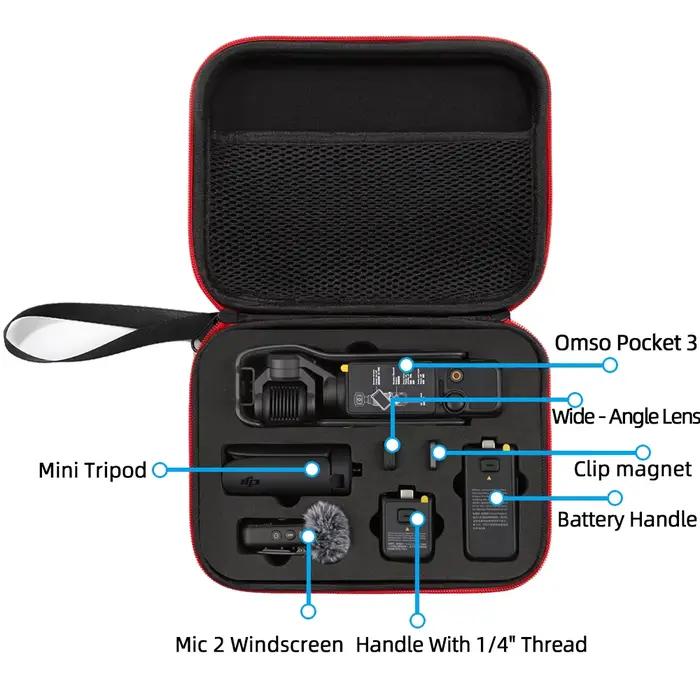 Pour DJI OSMO POCKET 3 mallette de rangement-sac de transport portable antichoc et étanche-accessoire de protection