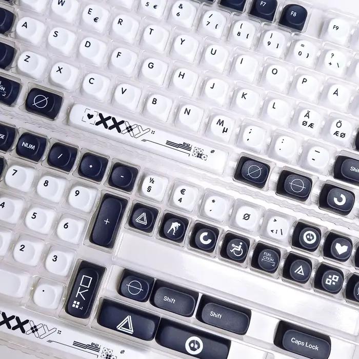 Imprimer flux nordique français Keycap disposition européenne AZERTY clavier mécanique QWERTZ