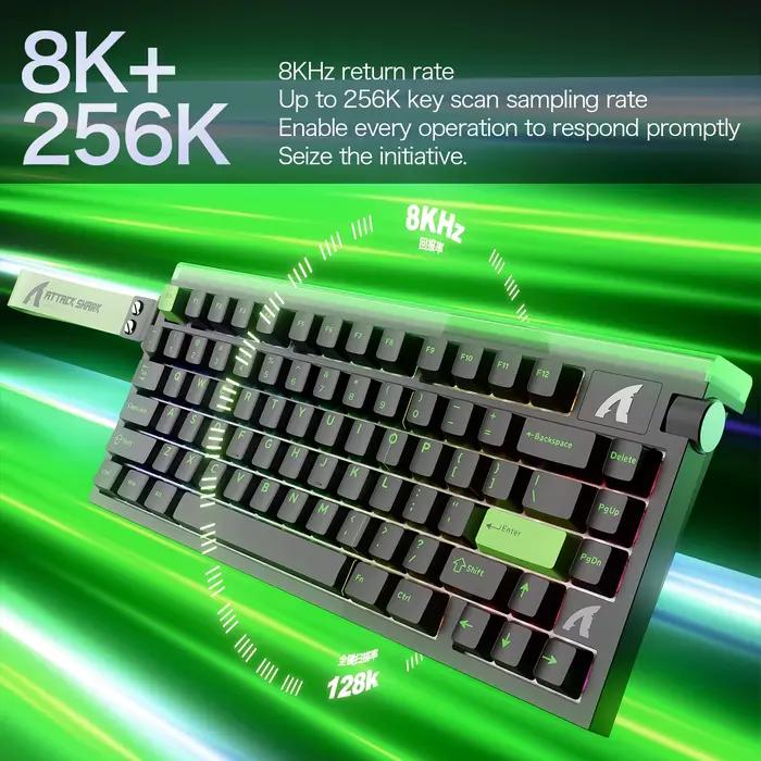 ATTACK SHARK R85 HE clavier magnétique filaire 8KHz