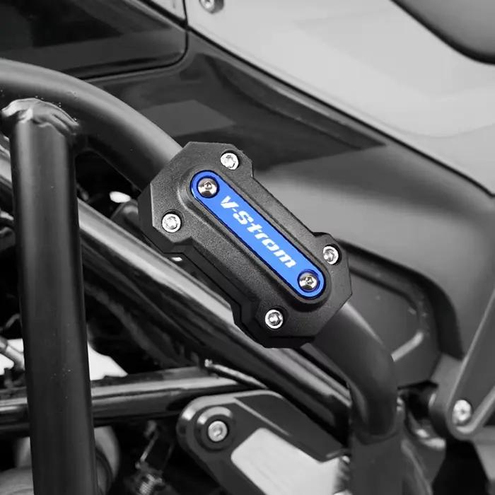 NOUVEAU 2026 – Barre de protection moteur (crash bar) pour moto Suzuki V-Strom 650, 1000, 250, 1050 XT, DL1000, DL650, DL250 – Logo V-Strom