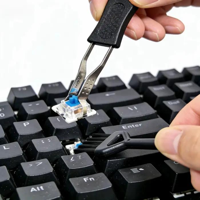Kit d'outils de démontage de touches et de commutateurs de clavier + outil d'entretien