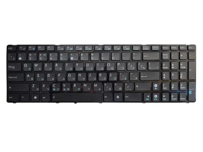 Clavier russe avec bordure noire