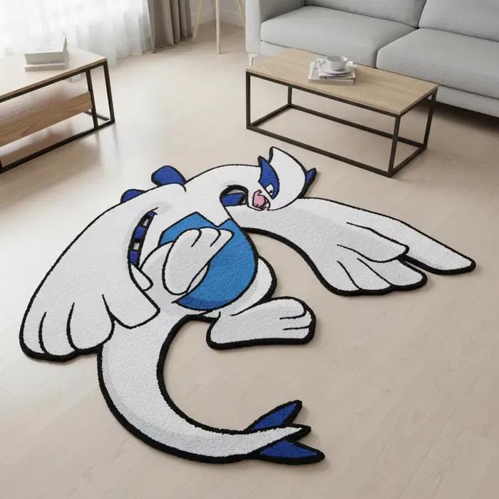 Tapis d'anime Blastoise/Lugia tapis/tapis en Polyester doux