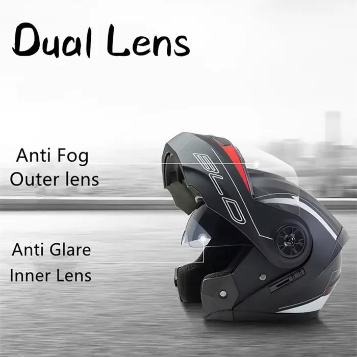 Casque de Moto rabattable pour hommes et femmes