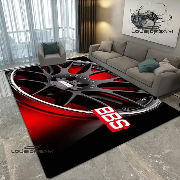 Tapis rétro imprimé BBS Racer 3D
