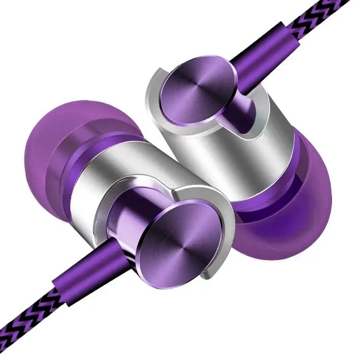 Écouteurs filaires rouge/bleu 3.5mm