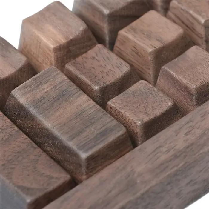 Capuchons de touches en bois Walunt