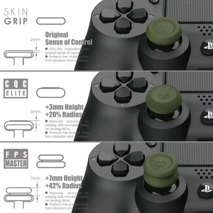 Crâne & Co. Jeu de poignées de pouce FPS CQC