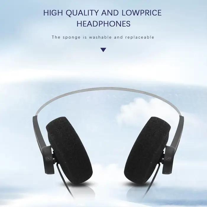 Casque de sport filaire portable