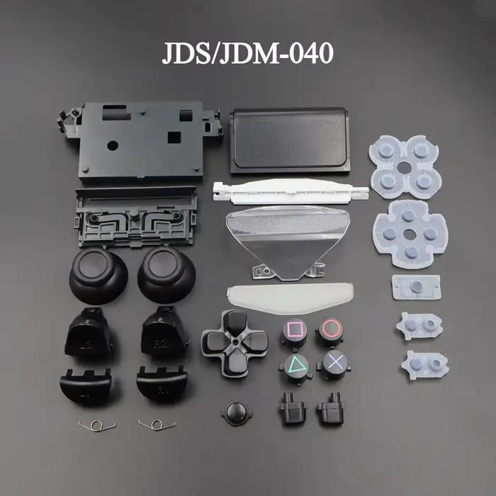 1 jeu pour contrôleur PS4 PRO JDS-040 050 JDM-010 pièces de réparation de boîtier complet d-pad cercle carré Triangle X bouton