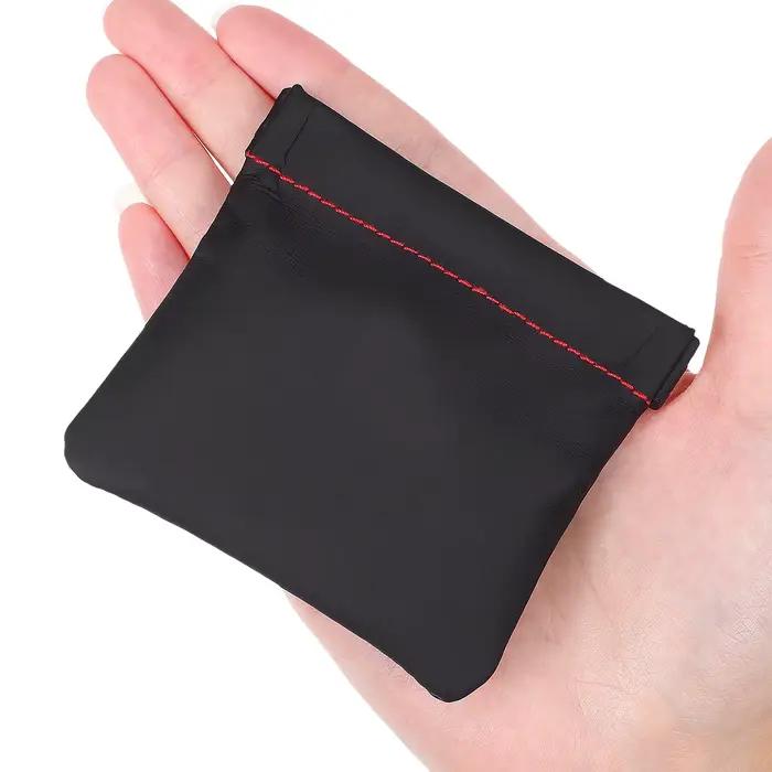 1 pièce - Mini sac portable pour écouteurs - Étui de rangement en PU
