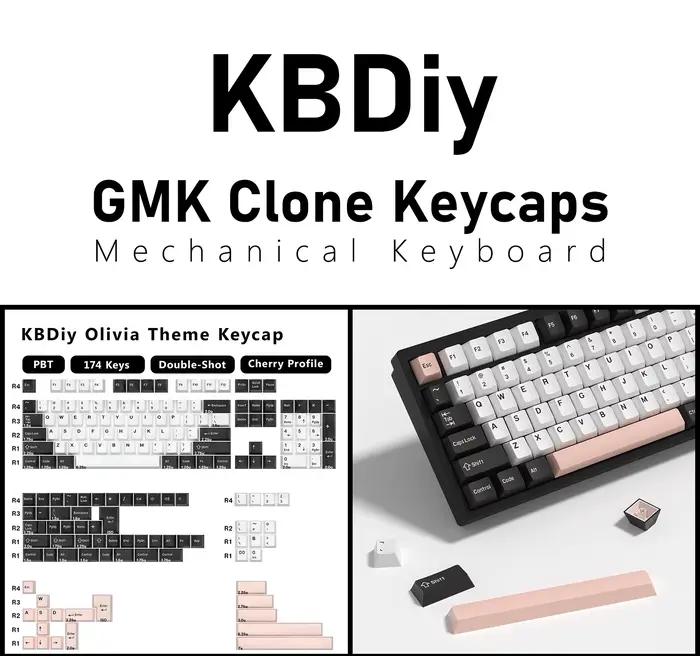 KBDiy-GBrosKeycap Double Shot Keycaps