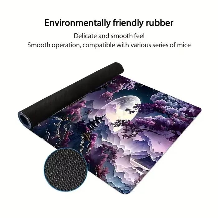 Tapis de souris arc-en-ciel pour PC Gamer Lea Anime