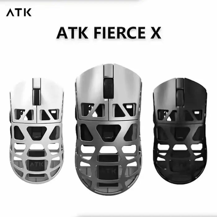 ATK FIERCE X souris de jeu 8K taux d'orientation PAW3950 Pro capteur en alliage d'aluminium et de magnésium