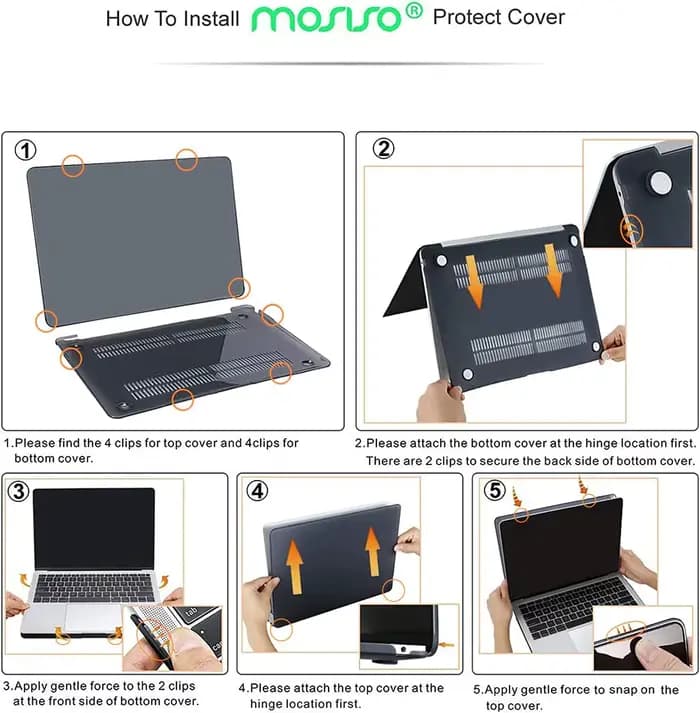Coque pour MacBook Air 13 pouces M4 A3240 A3113 A2179 A2338 Air15 A3241 A3114 Funda pour Pro 14 16 A3112 A3185 A2779 A3403 A2485